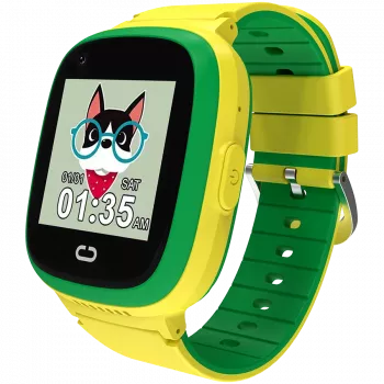Relógio infantil CANYON Sunny KW-48 vídeo 4G GPS jogos e música Verde