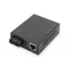 Conversor de mídia Gigabit PoE Digitus, RJ45 / SC, MM, PSE