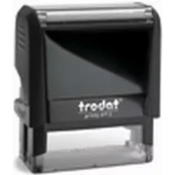 Carimbo autoentintado Trodat Printy 4912N, cinzento, tamanho da impressão 46×17 mm