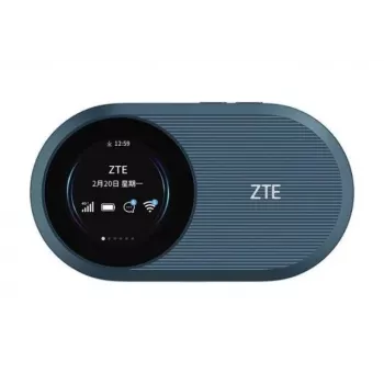 Router ZTE U10s Pro 4G hotspot Wi-Fi 6 móvel — 4G LTE, single-band 2,4 GHz, LCD 1,38 polegadas, bateria 3000 mAh, USB-C, até 32 dispositivos