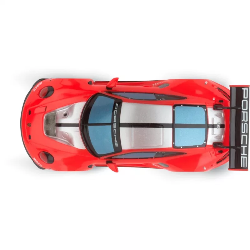 Modelo de carro desportivo Carrera Porsche 911 GT3 R Red Devil 8 anos