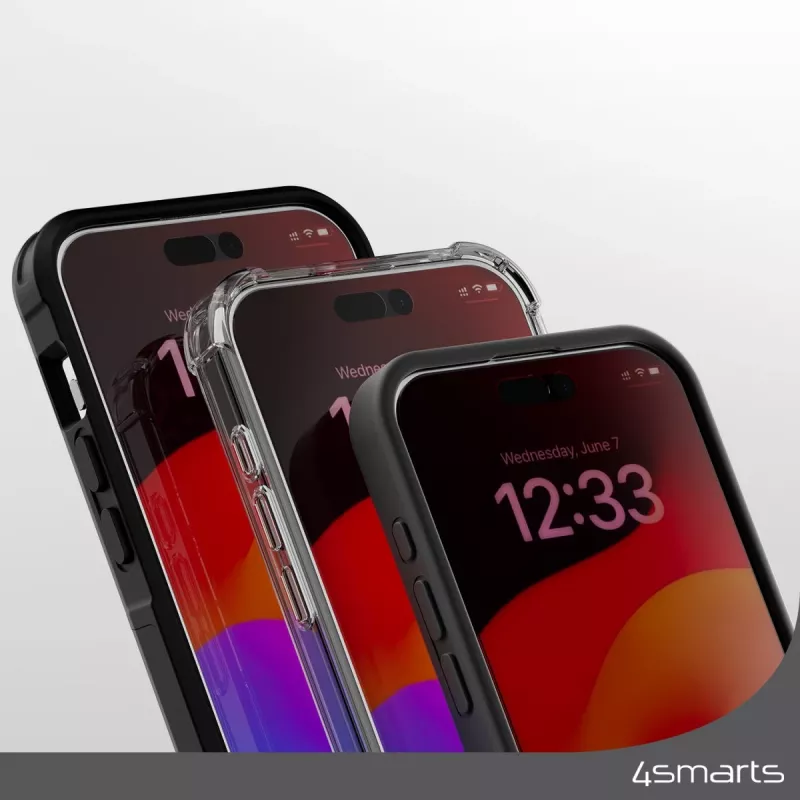 Película de proteção de ecrã 4smarts 540599 para iPhone 15 Plus resistente a riscos