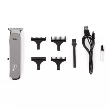 Aparador de barba JATA JBCP3315 preto cinzento indicador LED 80 min