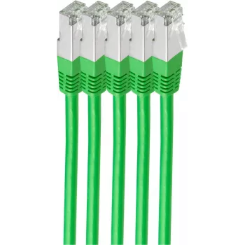 Cabo de rede shiverpeaks BS75711-H0.5G-SET5 verde 0,5 m Cat6 S/FTP (S-STP) (BS75711-H0.5G-SET5)
