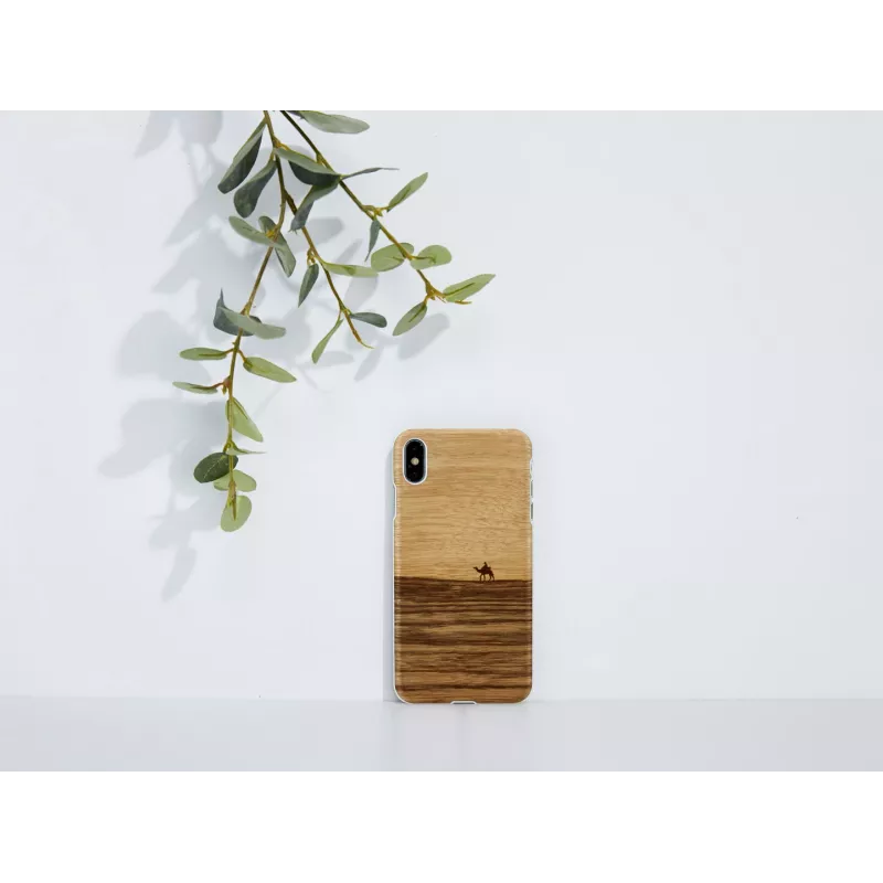 Capa para smartphone man and wood para iPhone XS Max — terra branco