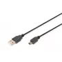 Cabo de ligação USB A / Mini-USB B M/M 1 m preto