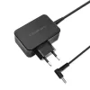 Qoltec 51033 transformador para ultrabooks HP, 45 W, 19,5 V, 2,31 A, 4,5x3,0 mm + pino, para interior, preto