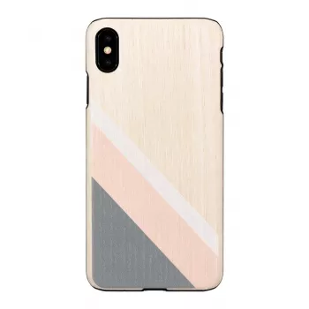 Capa para smartphone man and wood para iPhone XS Max – fato rosa, preto