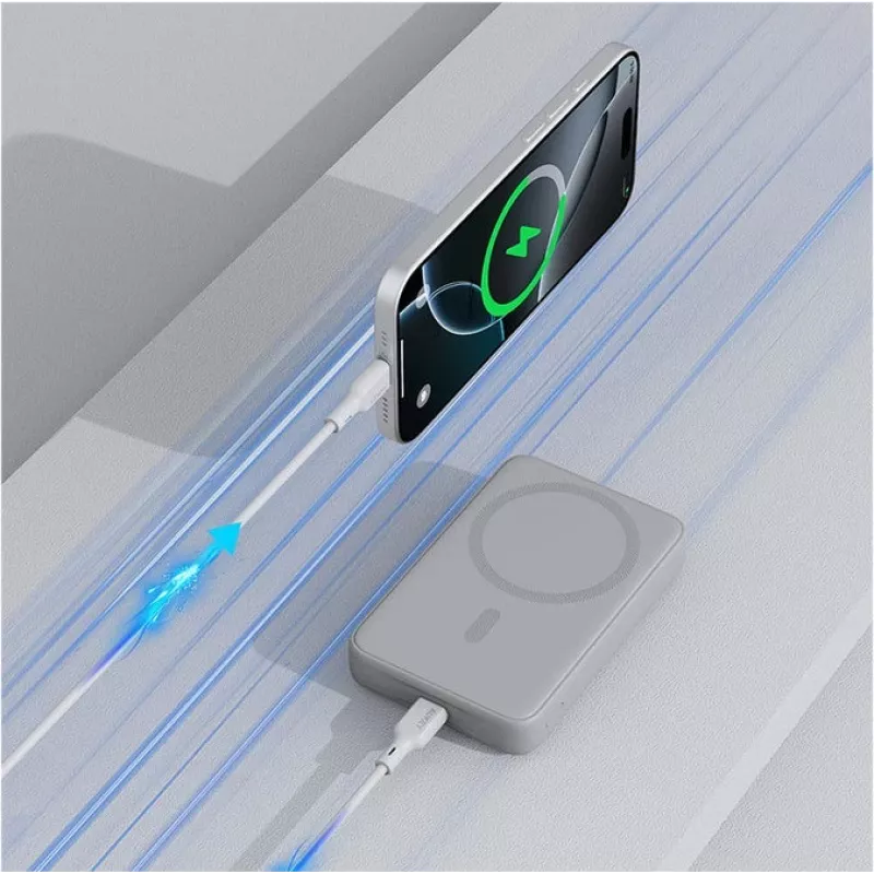 Powerbank portátil PB-MS04 branco 10000mAh
