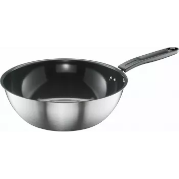 Wok Fiskars 28 cm com revestimento cerâmico modelo 1072313, 28 cm de diâmetro