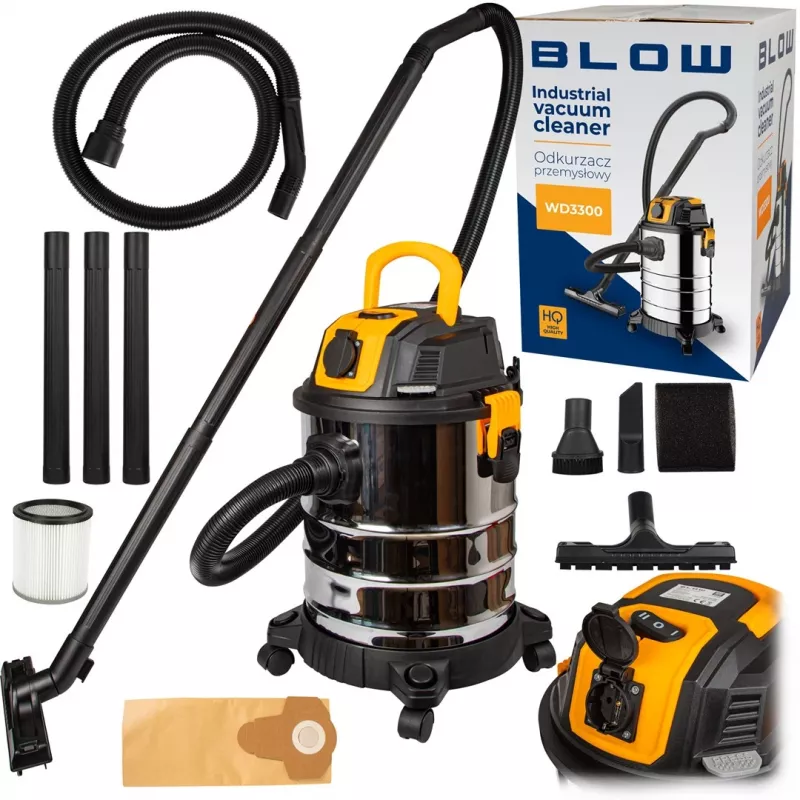 Aspirador industrial BLOW WD3300 com tomada 230V 2000W