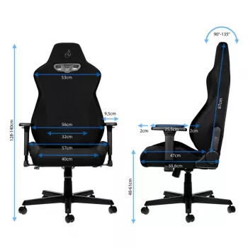 Cadeira gaming Nitro Concepts S300 - Stealth preto