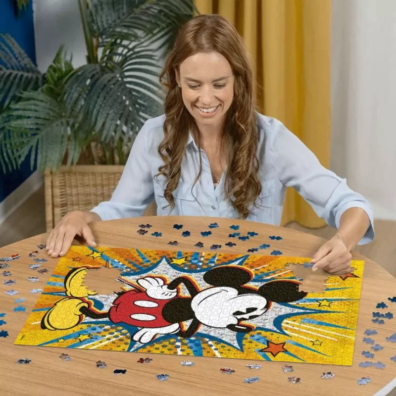 Puzzle Disney Retro Mickey (1000 peças)