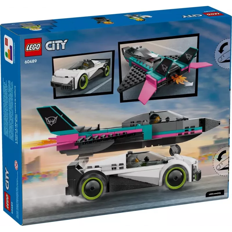 LEGO CITY 60489 Jato vs Carro