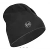 Gorro Buff Merino Midweight — Solid preto, tamanho único, lã merino, outono/inverno, desporto