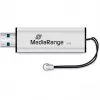 MediaRange SuperSpeed - Pen drive USB - 8GB - USB3.0 - Preto/Prata (MR914)