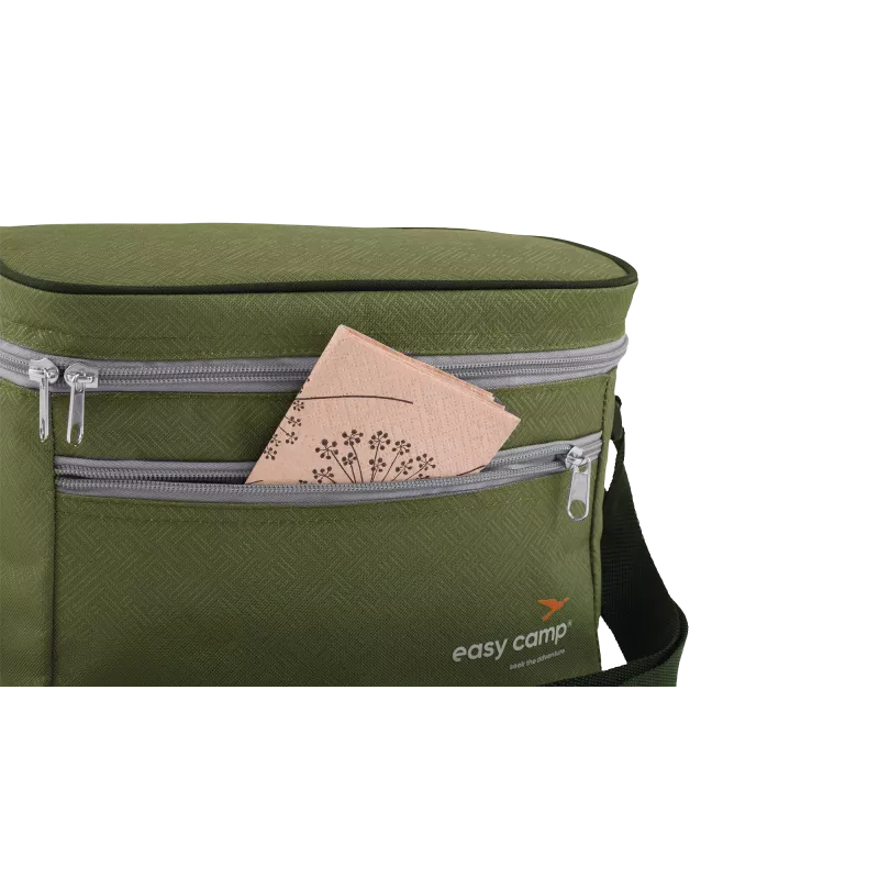 Saco térmico Outwell Coolbag Easy Camp Arctic Daisy M 15 L saco térmico isolado, capacidade 15 L