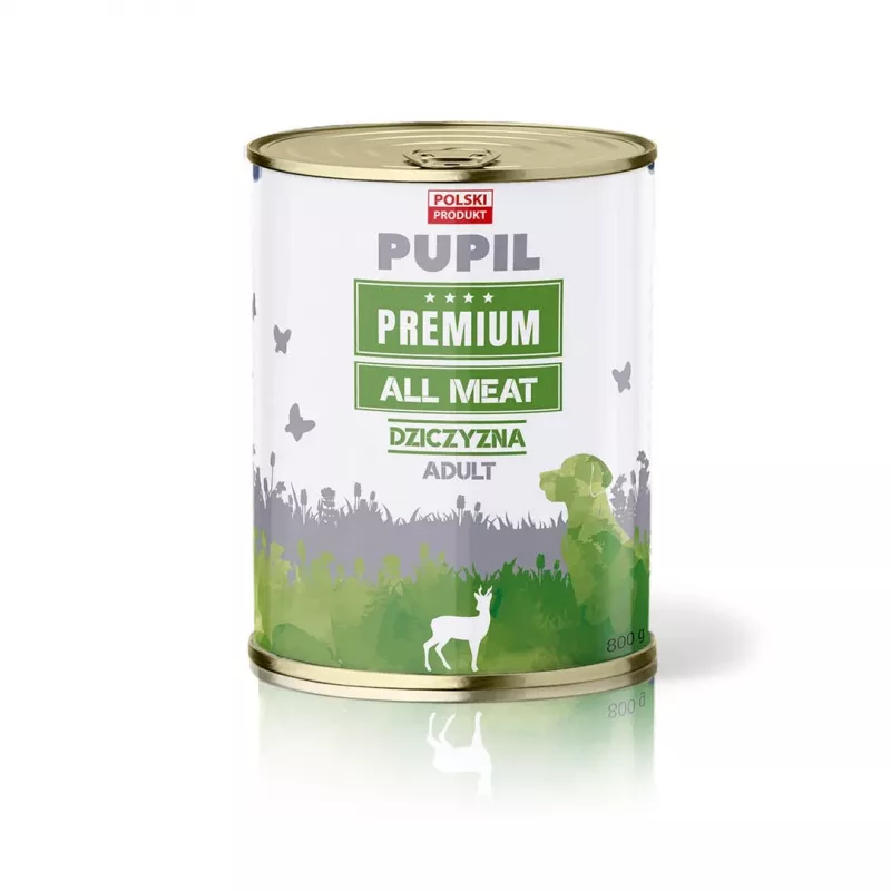 PUPIL Premium All Meat veado - comida húmida para cães - 800g