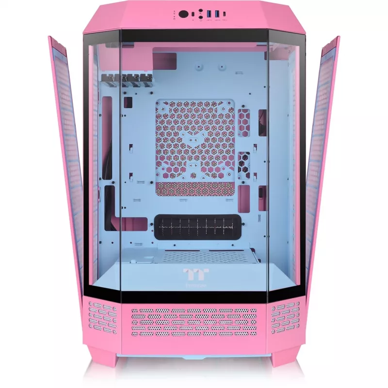 Thermaltake The Tower 300 Bubble Pink rosa vidro temperado - Midi/Mini Tower - ATX