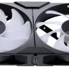 Pack de 3 ventoinhas PHANTEKS M25 Gen2 PWM D-RGB 140 mm, preto