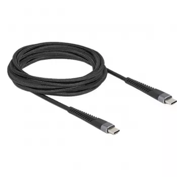 Cabo USB DeLOCK 81126 USB 2.0 3m USB C preto