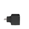 Tomada inteligente Denver PLO-108 preta exterior IP44 com fios sem fios