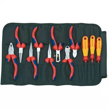 Conjunto de ferramentas de eletricista Knipex 00 19 41 em mala 11 peças