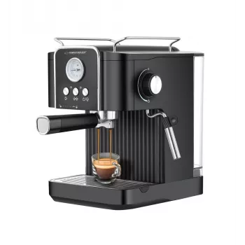 Máquina de café expresso ESPERANZA EKC010 — depósito de água de 1,8 L, 850 W, 20 bar, emulsor de leite integrado