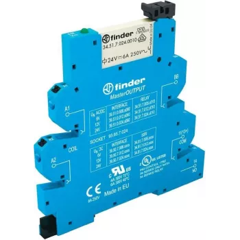 Relé plano MasterOutput Finder para calha DIN 39.51.0.024.0060 1 contacto de fecho 6 A 1 unid.