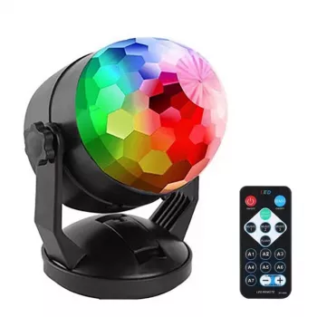 Bola de discoteca LED DENVER LDB-319 – luz de festa LED compacta, modelo 117220200040