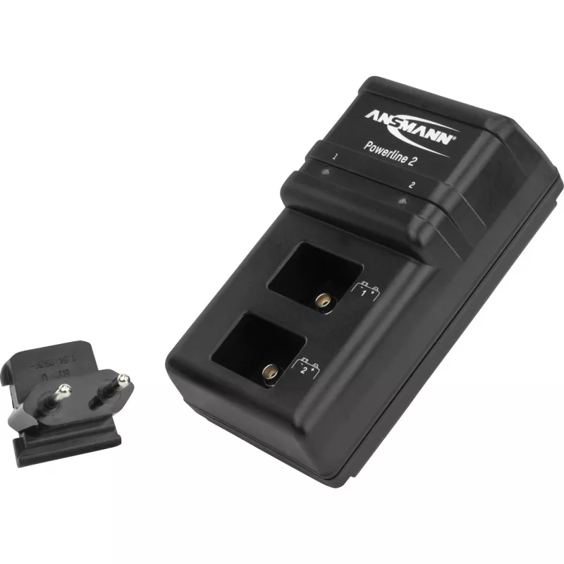 ANSMANN POWERline 2 - carregador de baterias - 2x9V (5107043)