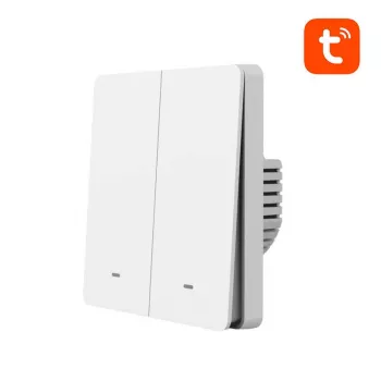 Interruptor de luz inteligente Gosund | nitebird SW9 WiFi Tuya com controlo remoto, interruptor Wi‑Fi de balancé simples