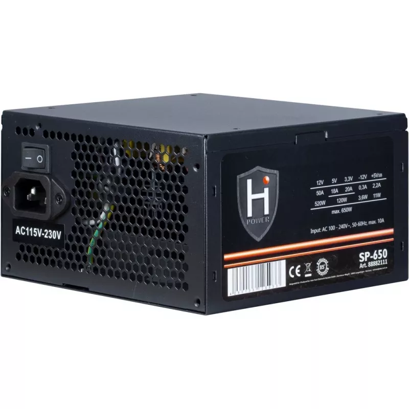 Fonte de alimentação Inter-Tech HIPOWER SP-650 650 W