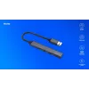 Savio AK-70 hub USB-A, 4 em 1: 3 x USB-A 2.0 + 1 x USB-A 3.1 Gen 1, 5 Gbps