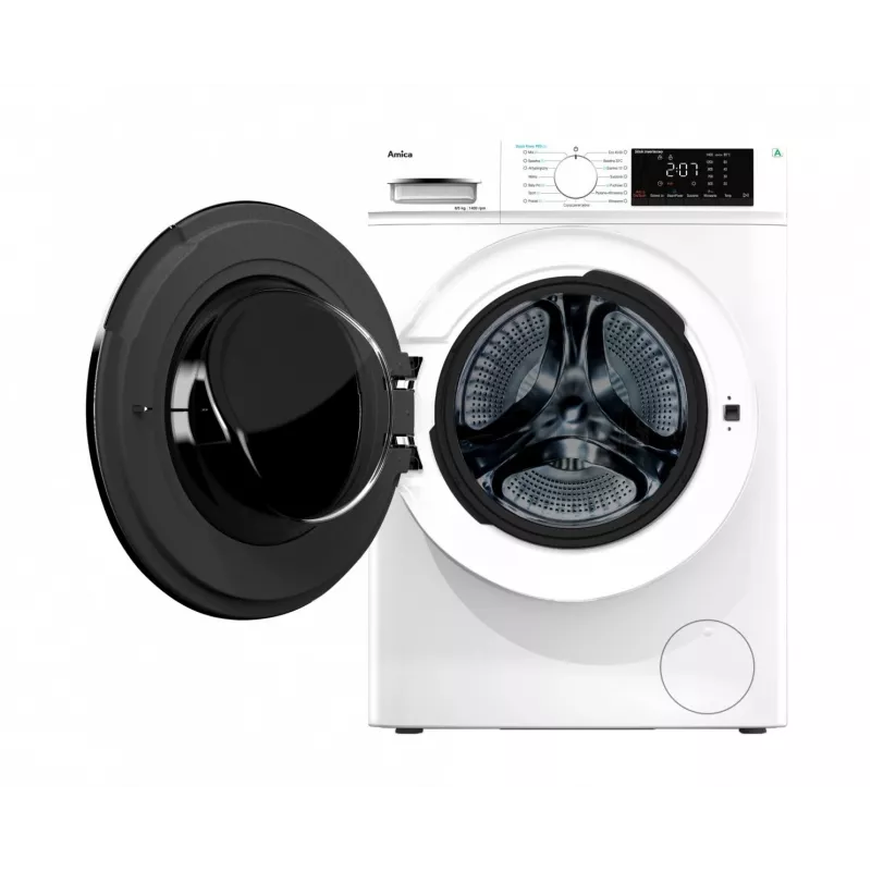 Máquina de lavar e secar roupa AMICA A1WDS8514DLiStH 8 kg de carga 1400 rpm de centrifugação