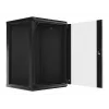 Armário rack de parede LANBERG WF01-6618-10B, 18U, 600×600×907 mm, preto, 60 kg