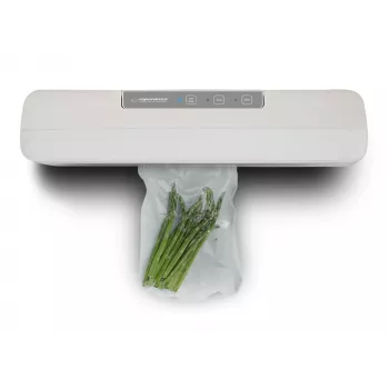 Máquina de vácuo de mesa ESPERANZA EKV001 — compacta, branca, largura de selagem 30 cm, 107 W, 220–240 V