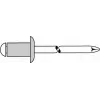 Rebite cego GESIPA 1455053 Al/A2 5x16 mm para intervalo de aperto 10,0–12,0 mm, pack de 500
