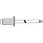 Rebite cego GESIPA 1455053 Al/A2 5x16 mm para intervalo de aperto 10,0–12,0 mm, pack de 500