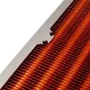 Radiador Aqua-Computer airplex radical 4/360 — alumínio/cobre/aço inoxidável, 400×140×73 mm