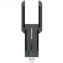 Adaptador USB Wi-Fi Comfast CF-972AX dupla banda 2,4GHz/5GHz até 5374Mbps