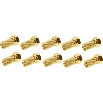 Ficha coaxial tipo F ShiverPeaks BS85009-10AG