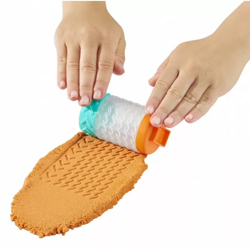 Massa de modelar Wonder Factory Never Dry Dough, azul-claro, laranja
