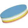Maul cartões de moderação 6395399 oval 11 x 19 cm branco, amarelo, laranja, vermelho, verde, azul, 250 unid. (6395399)