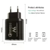 Carregador de parede USB MACLEAN MCE479B — 3 portas USB, potência total 18W, compacto