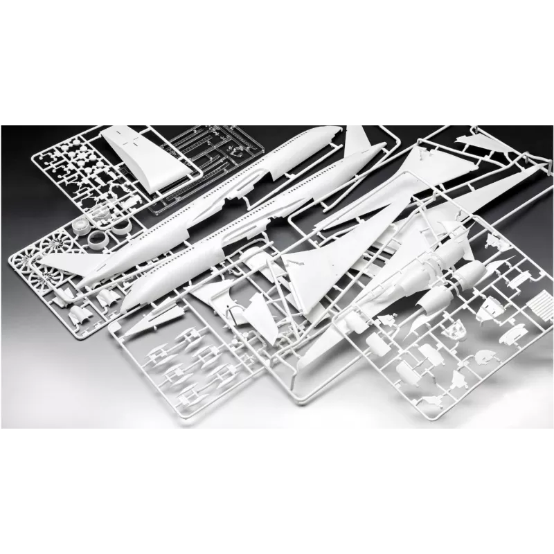 Avião de modelo em plástico REVELL Airbus A350-900 Turkish Airlines Escala 1/144