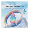 Bobina de filamento Creality PLA 1,75 mm 1 kg — azul, verde, rosa (3301010425)