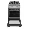 Placa de cozinha AMICA 57GcES3.33HZpTaA(Xx) PIZZA, 3 zonas de cozinha, controlo tátil, classe de eficiência energética A