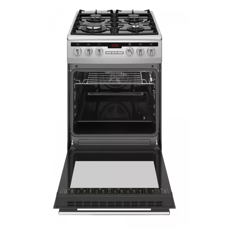 Placa de cozinha AMICA 57GcES3.33HZpTaA(Xx) PIZZA, 3 zonas de cozinha, controlo tátil, classe de eficiência energética A