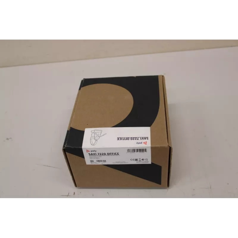 SALE OUT. Auscultador Poly Savi 7220 Office com microfone integrado | USADO, RISCADO | Sem fios | Preto